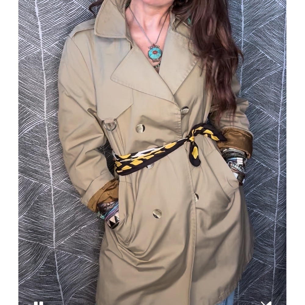 Vintage‎ Classic Trench Jacket Sz. M/L